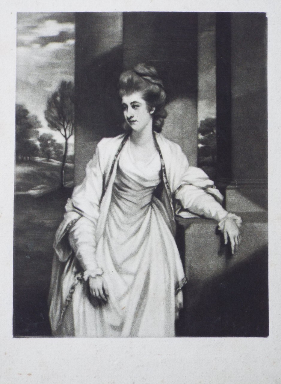 Mezzotint - Louisa Finch, Countess of Aylesford - Reynolds