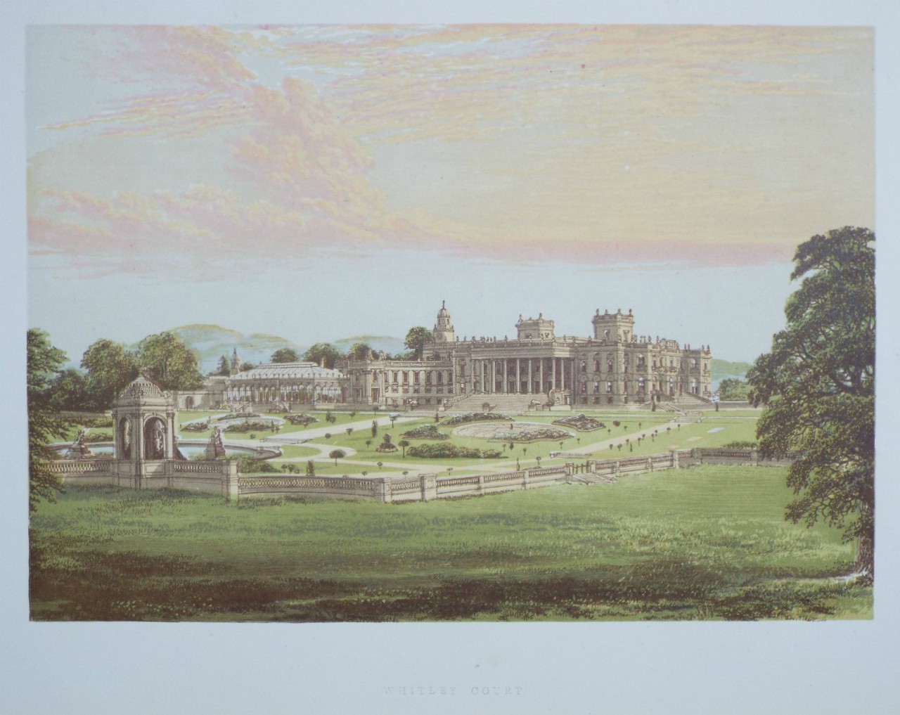 Chromo-lithograph - Whitley Court.