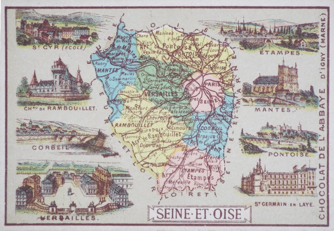 Map of Seine et Oise