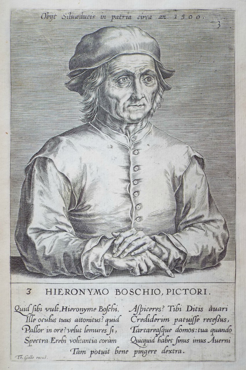 Print - Hieronymo Boschio, Pictori