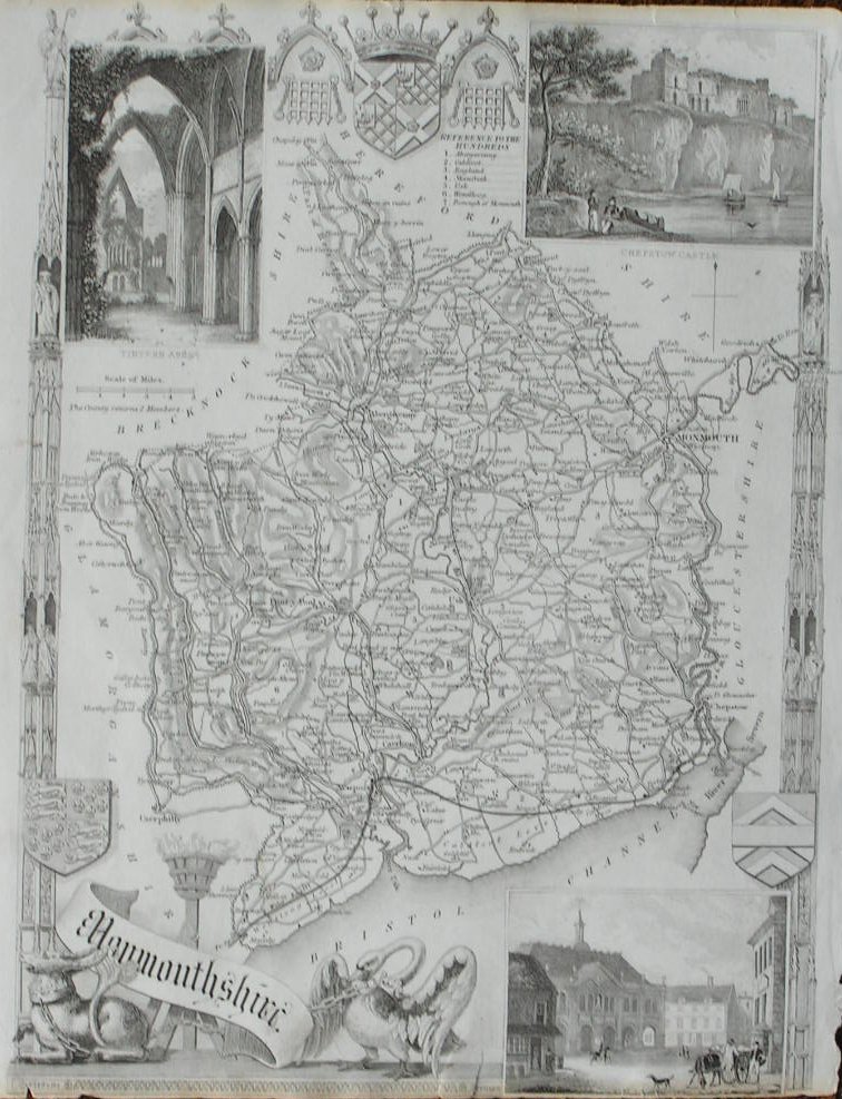 Map of Monmouthshire - Moule