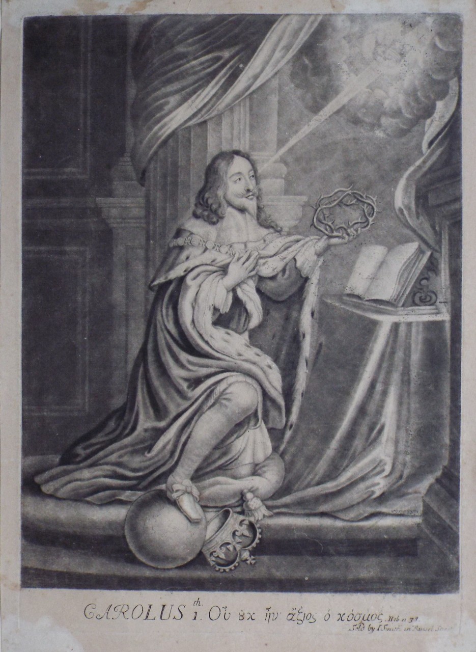 Mezzotint - Carolus 1th - Smith