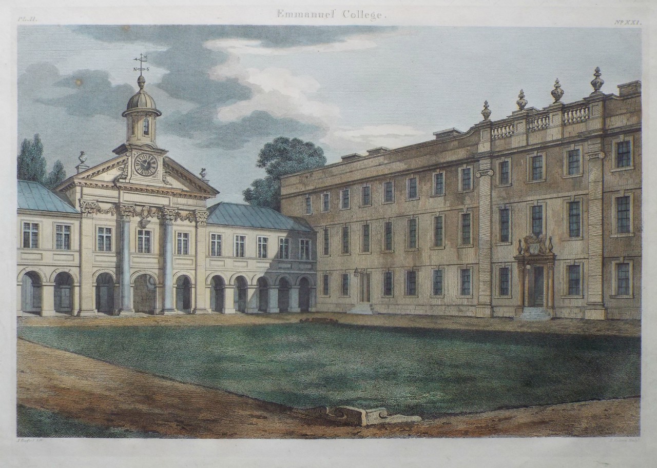 Print - Emmanuel College, Cambridge. Pl.II. - Sparrow