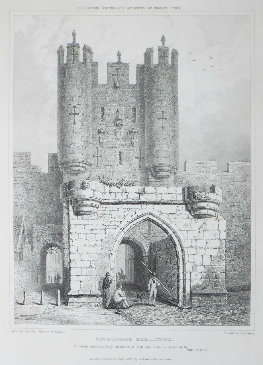 Print - Micklegate Bar. York. - Le