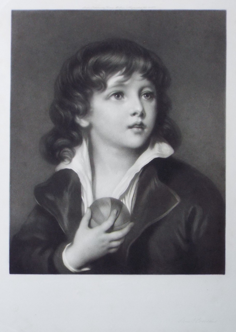 Mezzotint - The Young Dauphin - Cousens