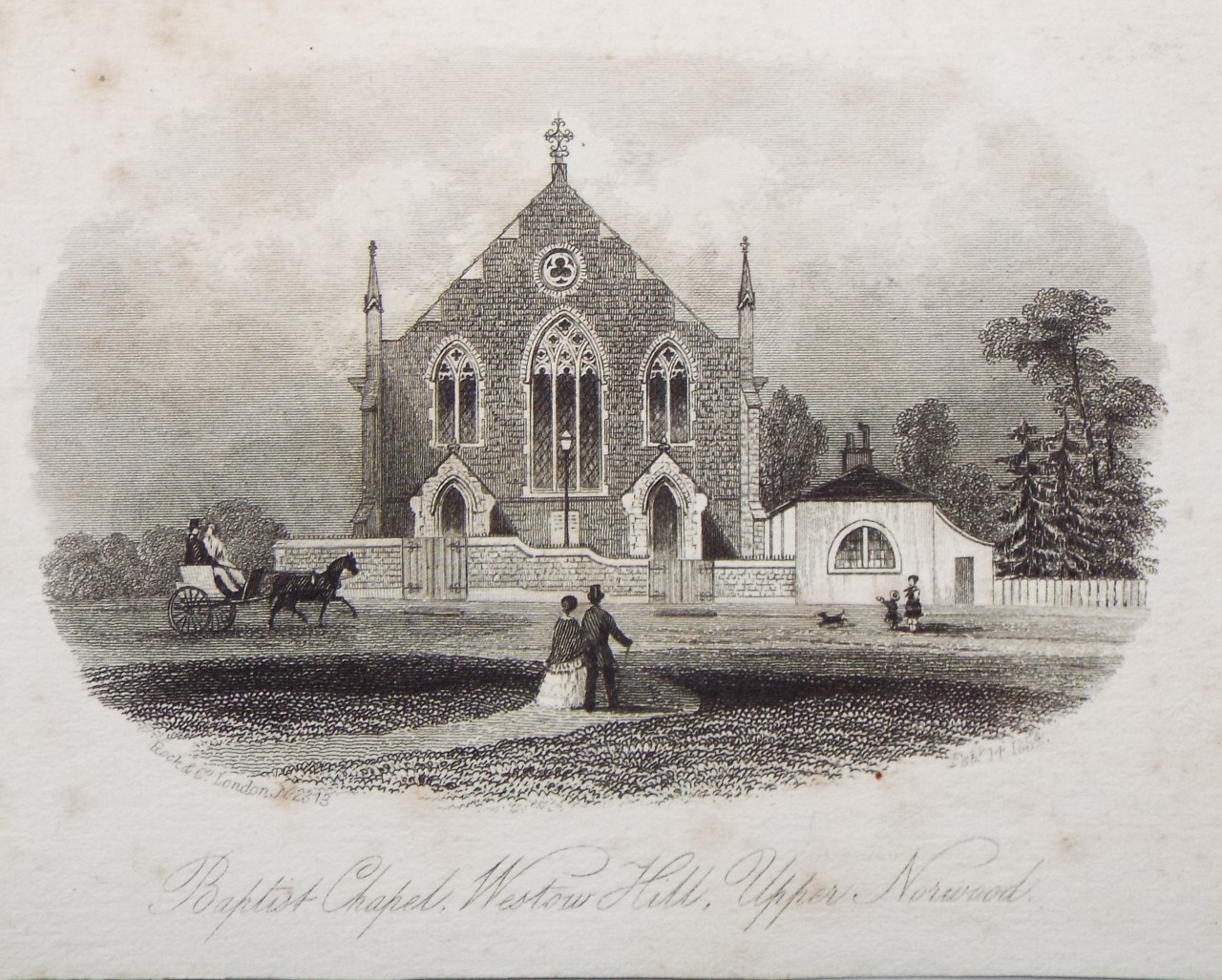 Steel Vignette - Baptist Chapel, Westow Hill, Upper Norwood. - Rock