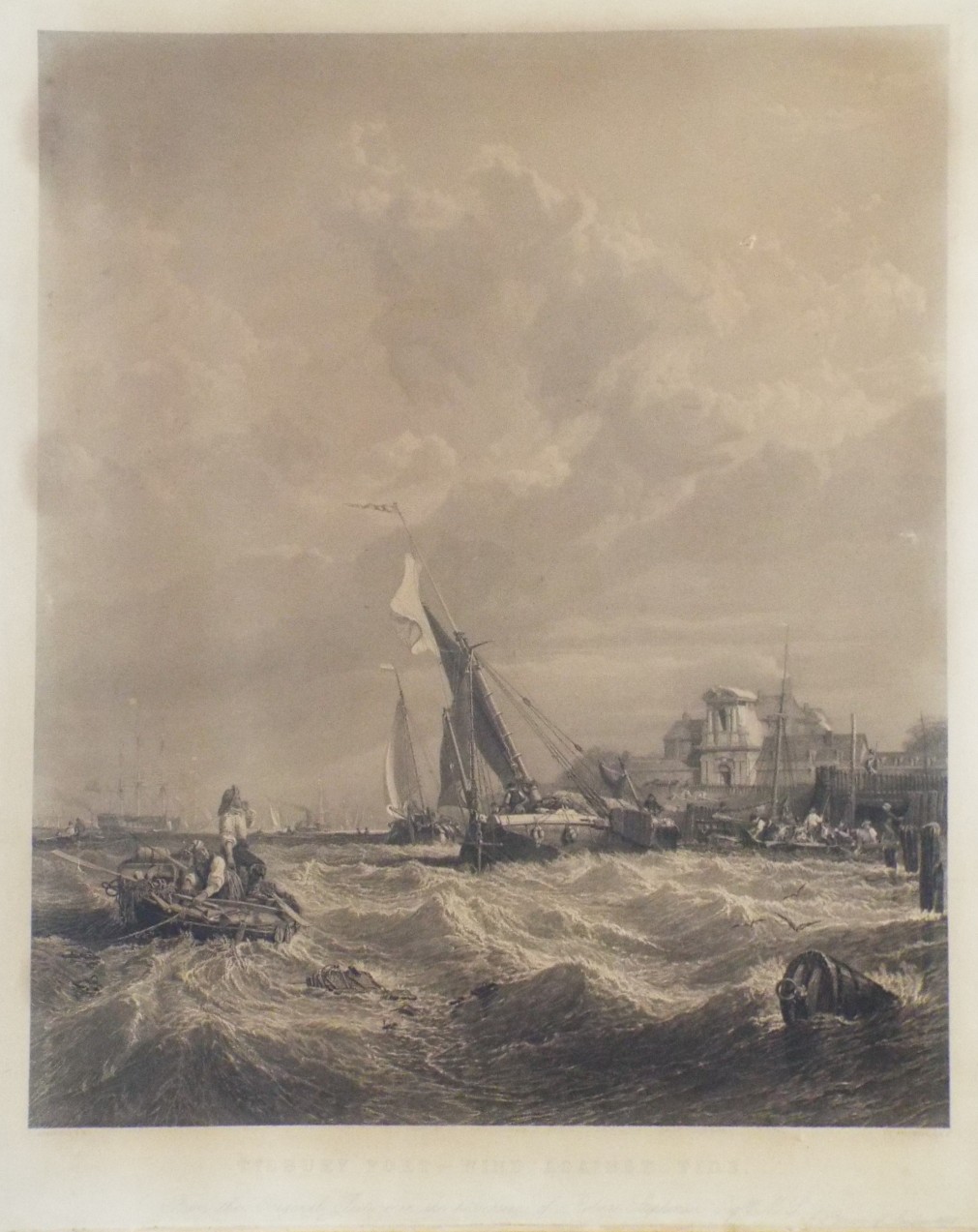 Print - Tilbury Fort - Wind Against the Tide. - Willmore