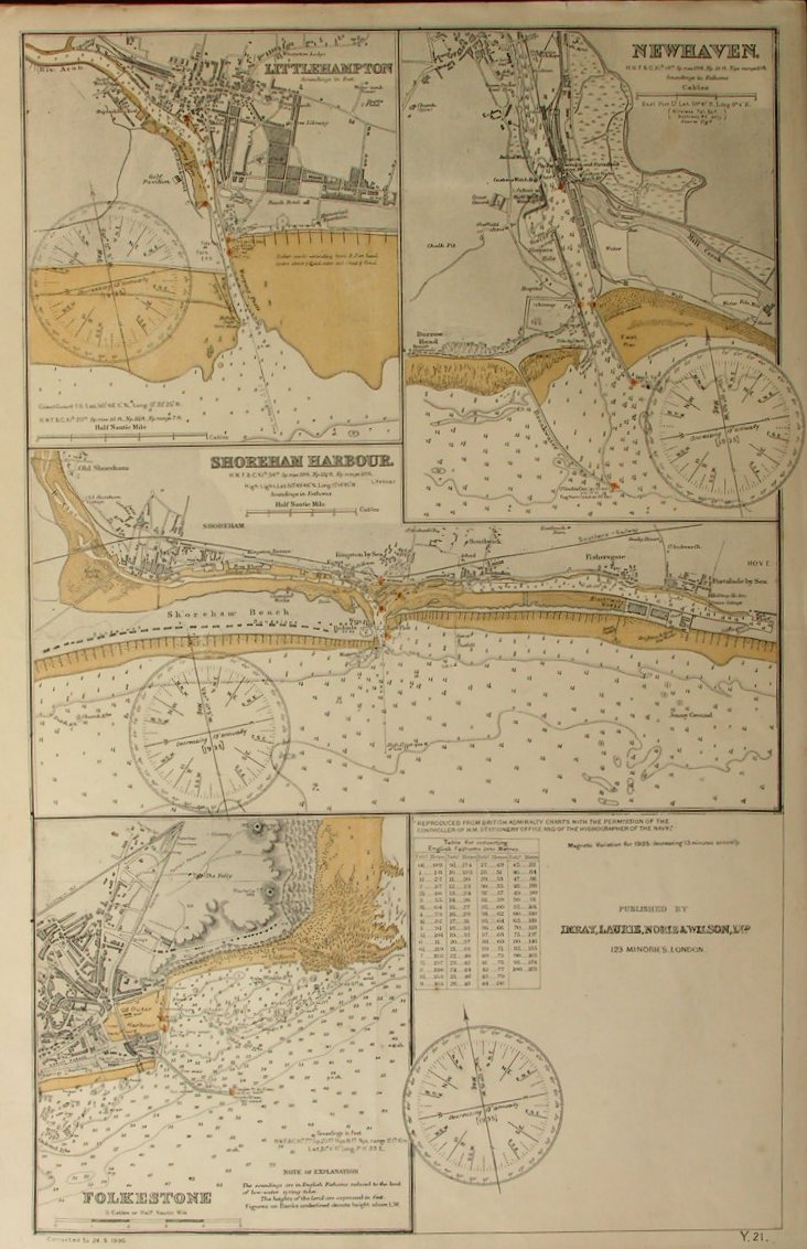 Map of Littlehampton etc