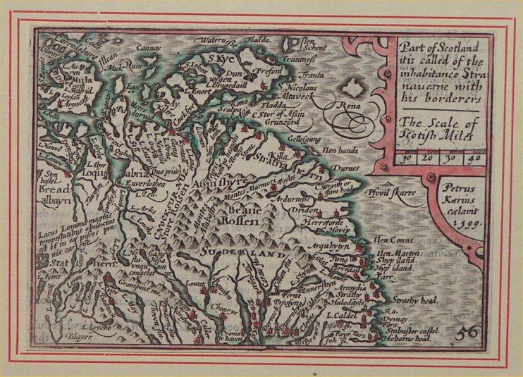 Map of Scotland - Keere