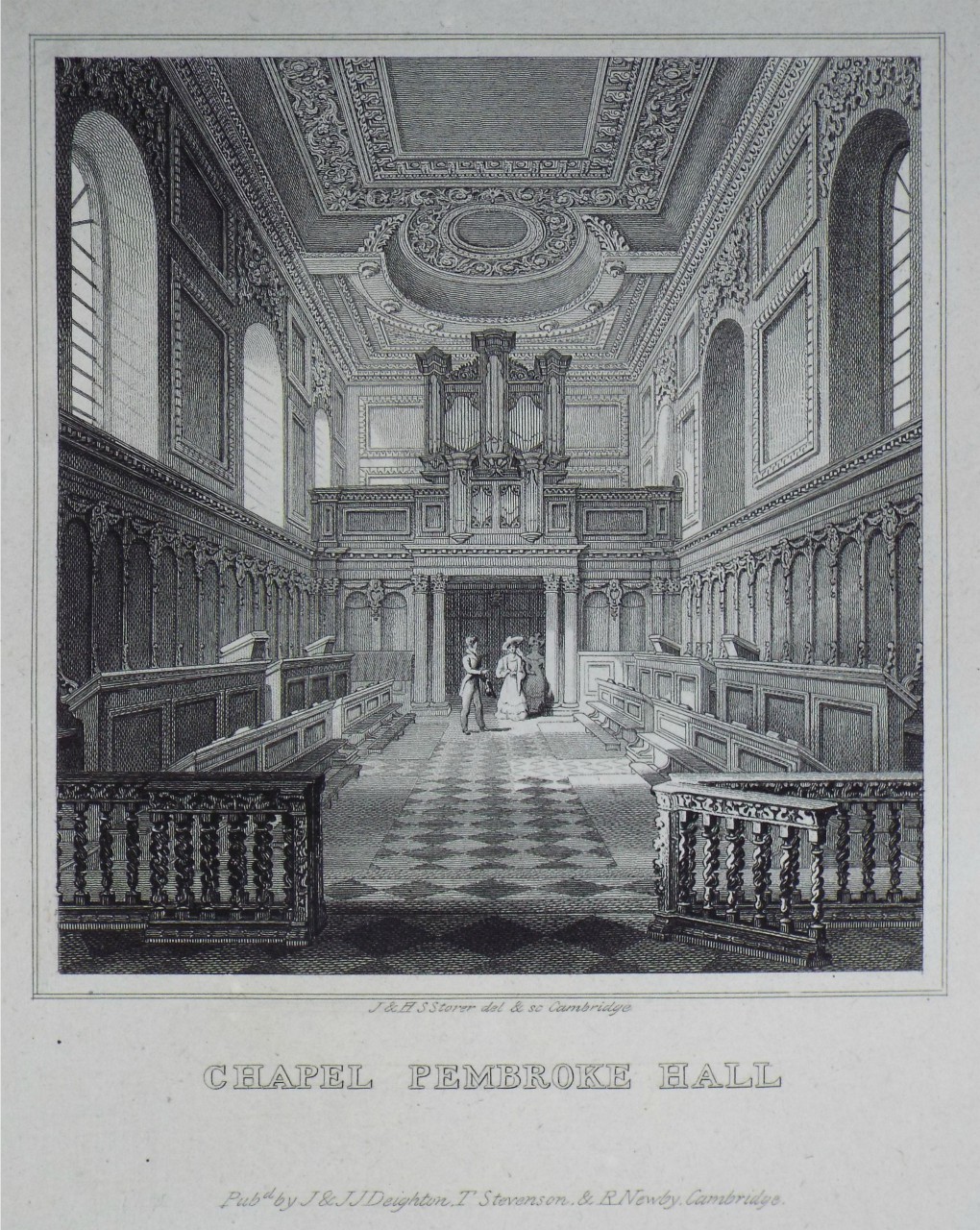 Print - Chapel Pembroke Hall - Storer