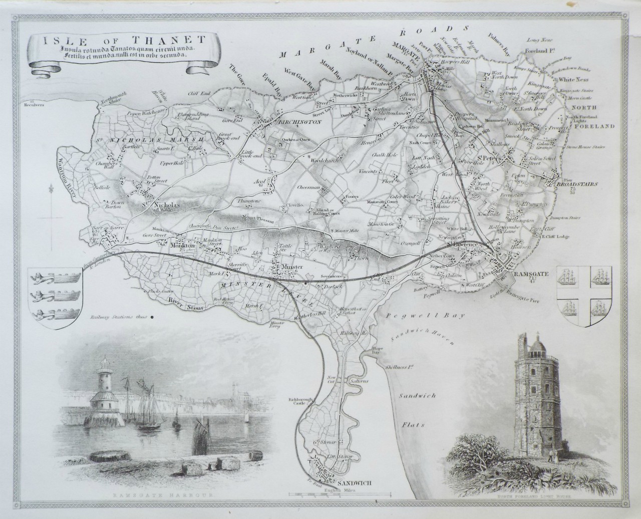 Map of Isle of Thanet