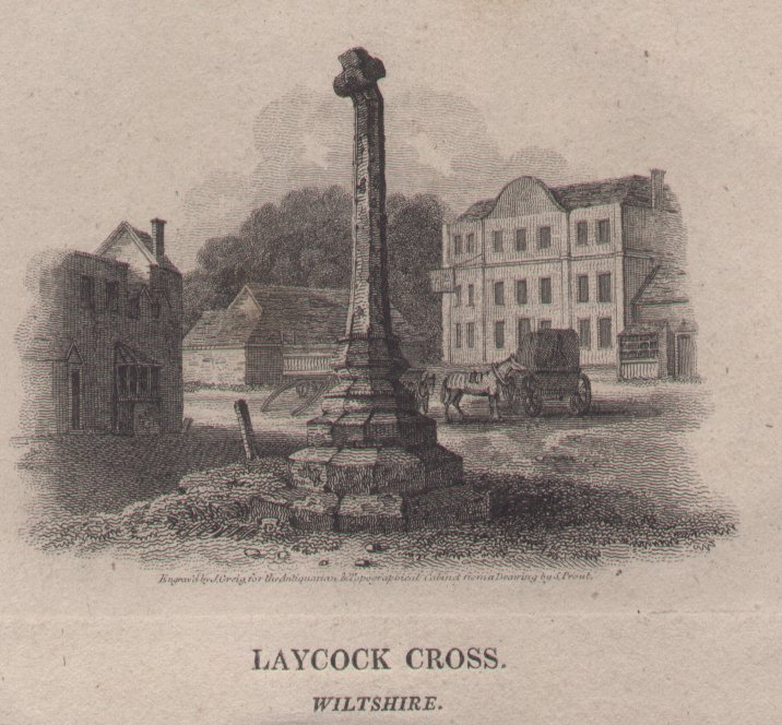 Print - Lacock Cross Wilts - Greig