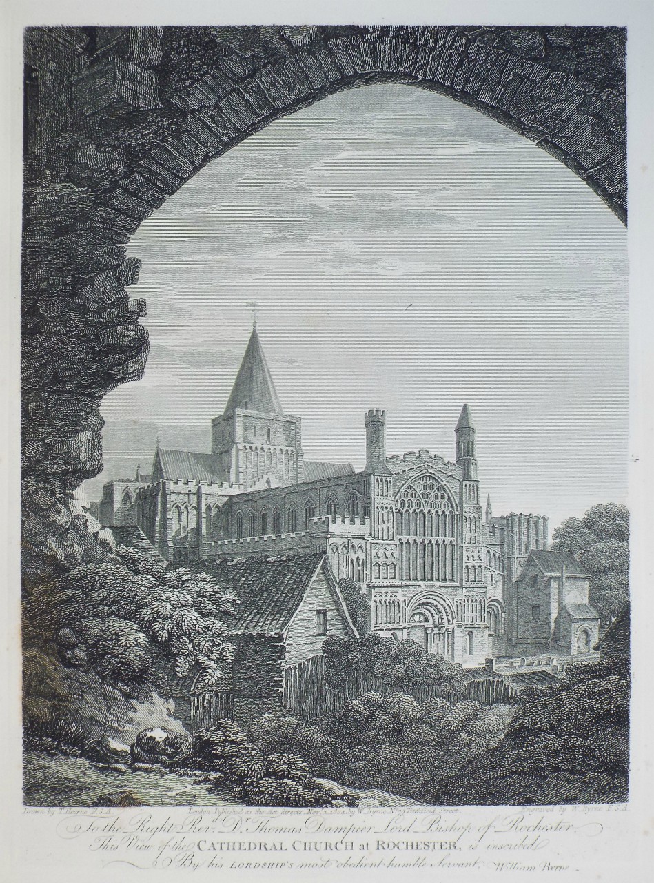 Print - Cathedral Church at Rochester - Byrne