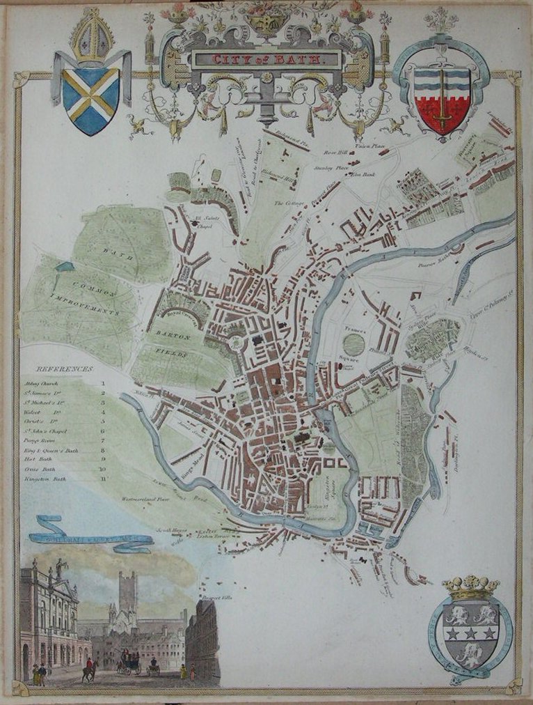 Map of Bath - Bath