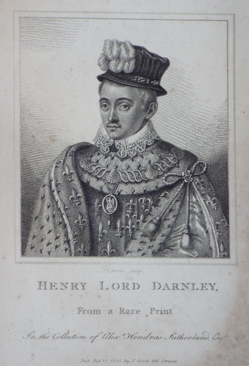 Print - Henry Lord Darnley, - 