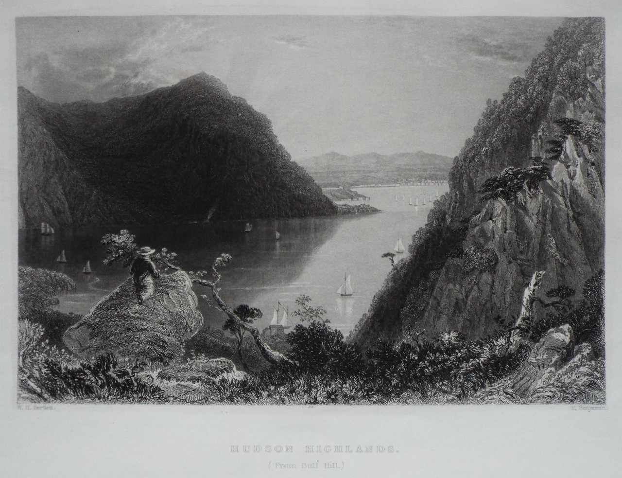 Print - Hudson Highlands. (From Bull Hill) - Benjamin