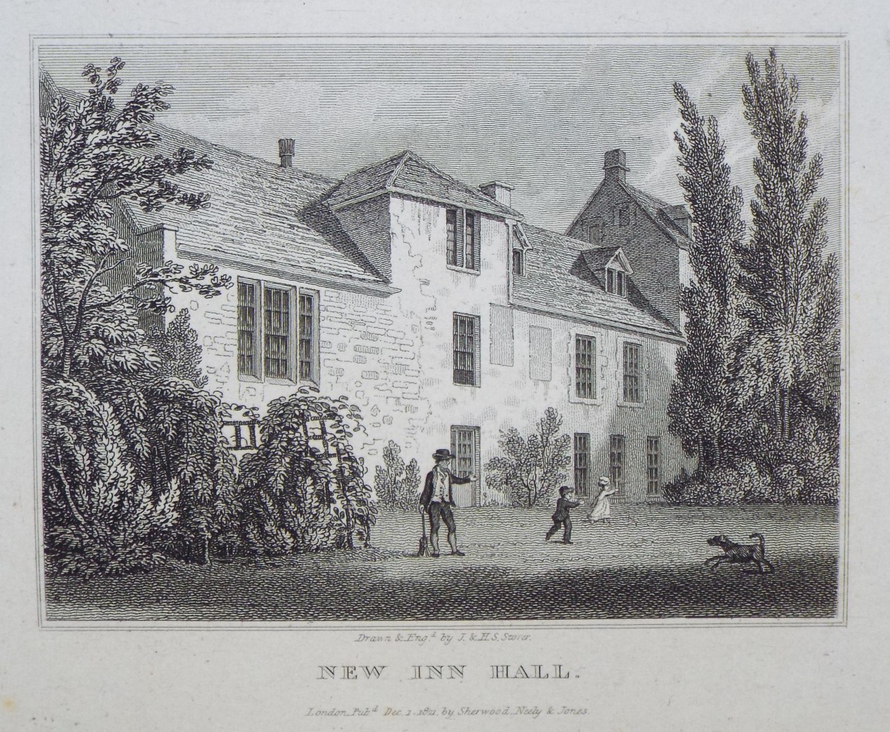Print - New Inn Hall. - Storer
