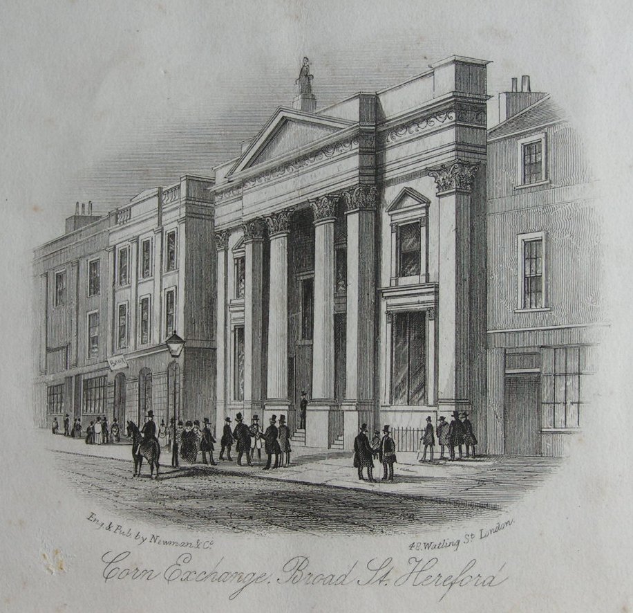 Steel Vignette - Corn Exchange, Broad St. Hereford - Newman