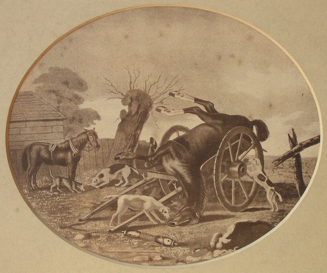 Lithograph - (Life and Death of a Racehorse 6)