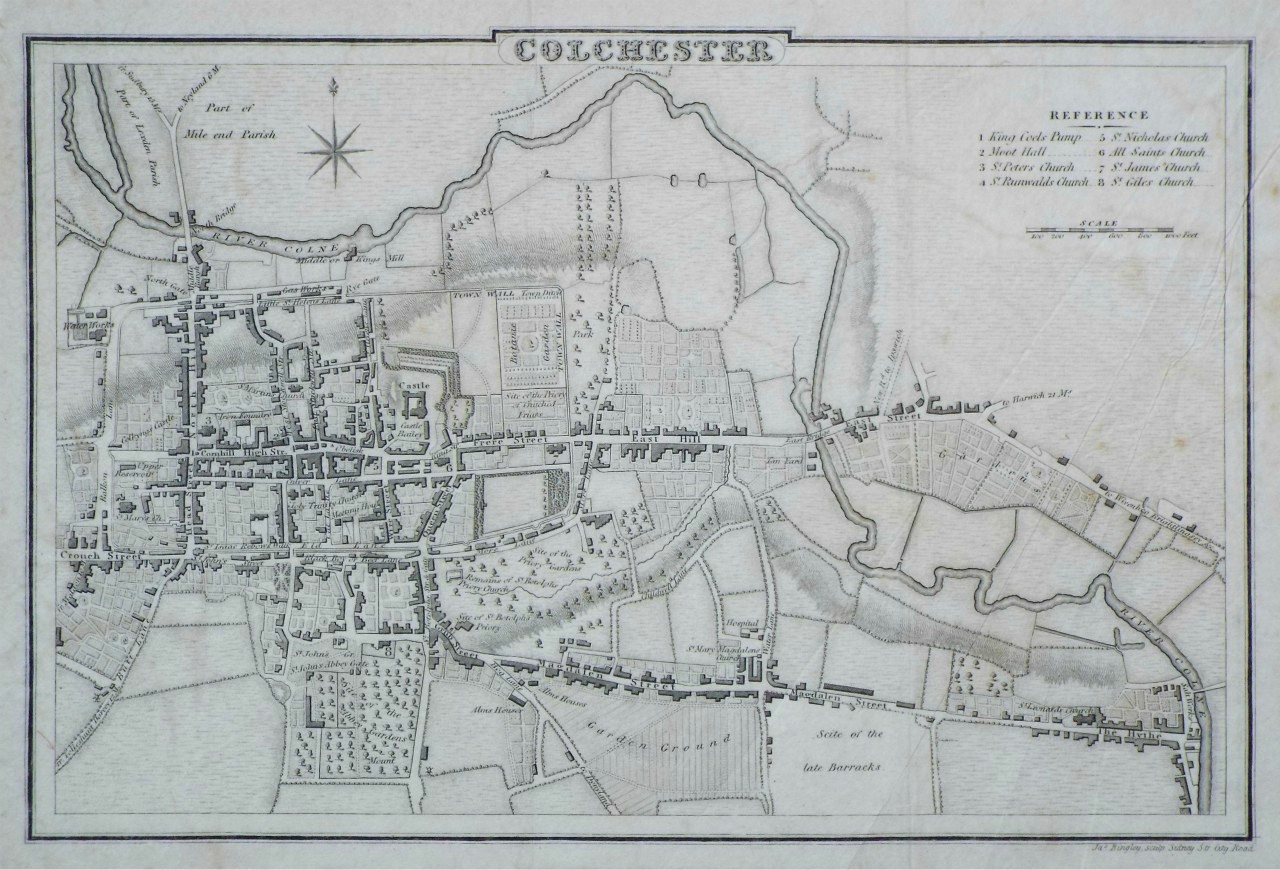 Map of Colchester - Colchester