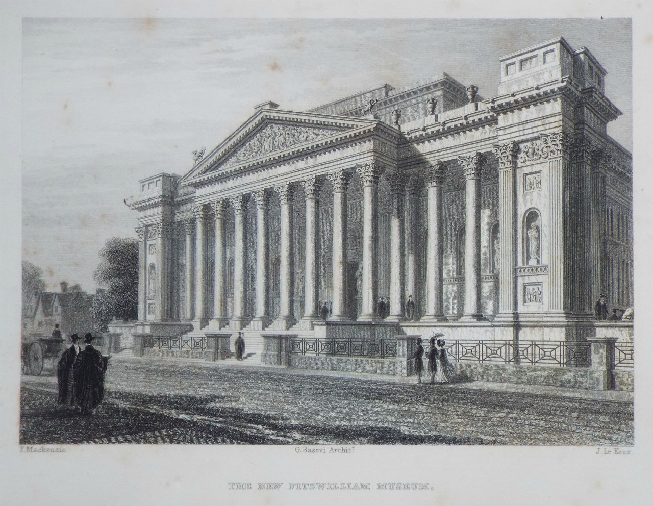 Print - The New Fitzwilliam Museum. - Le