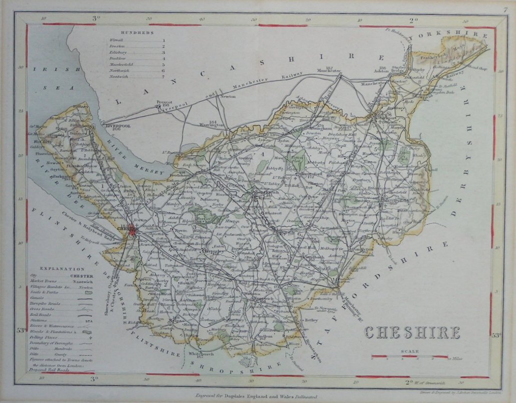 Map of Cheshire - Archer