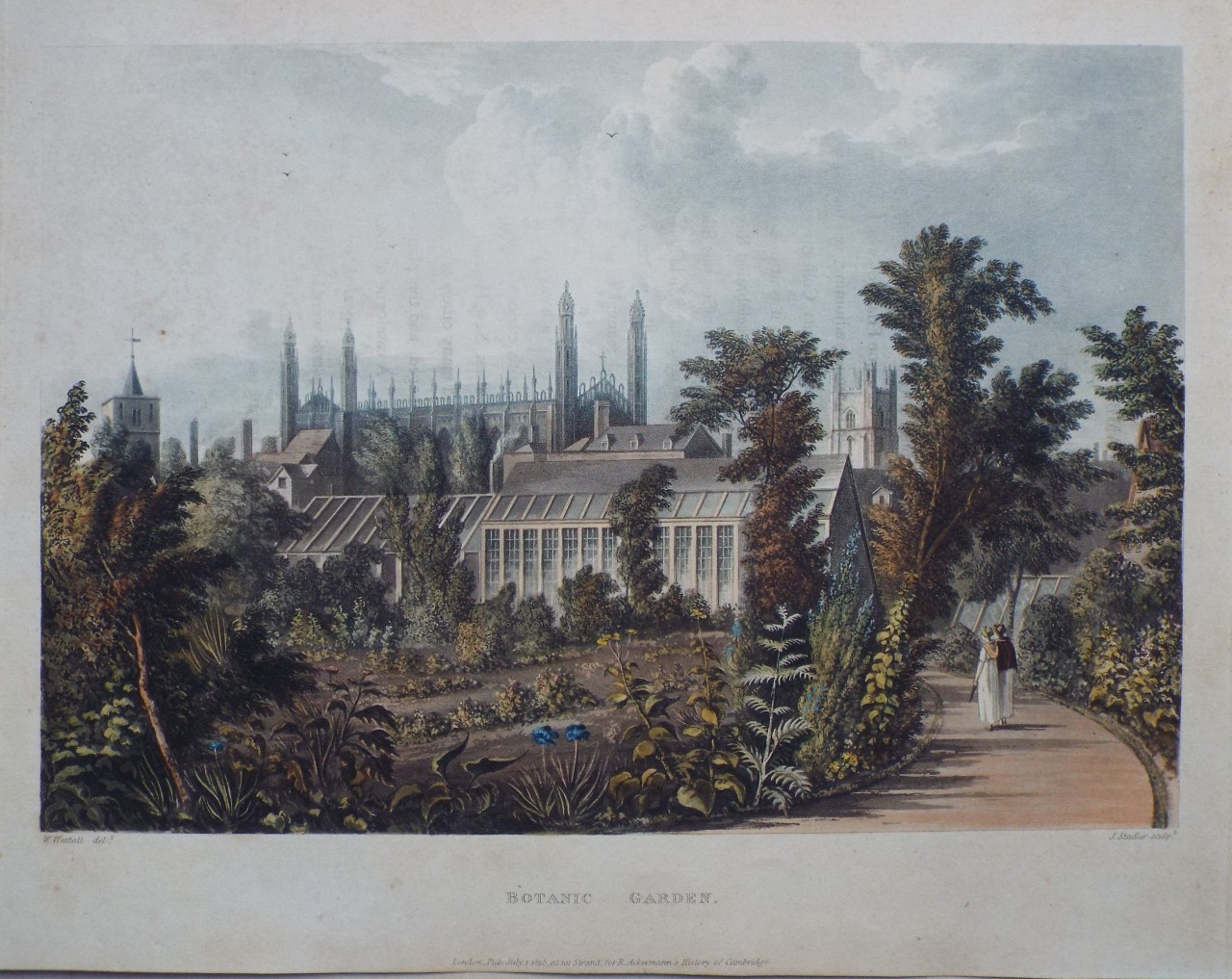 Aquatint - Botanic Garden. - Stadler