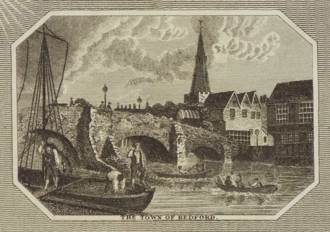 Print - The Town of Bedford.