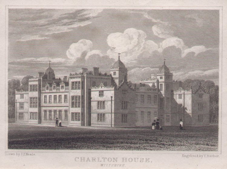 Print - Charlton House, Wiltshire - Barber