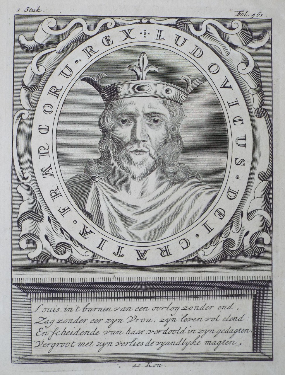 Print - LudovicusVII  Dei Gratia Francorum Rex Christianiss