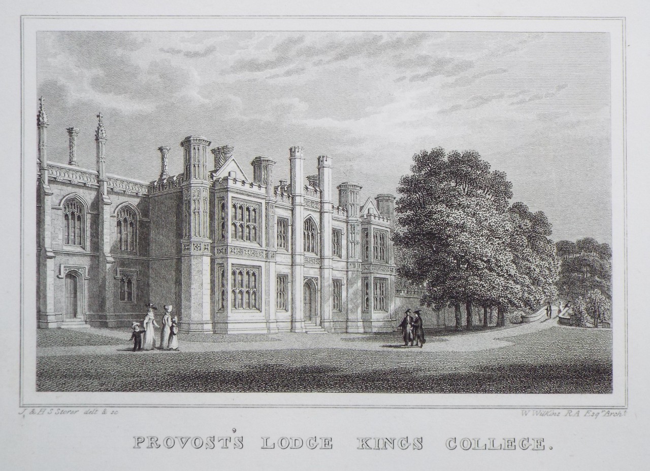 Print - Provost's Lodge Kings College. - Storer