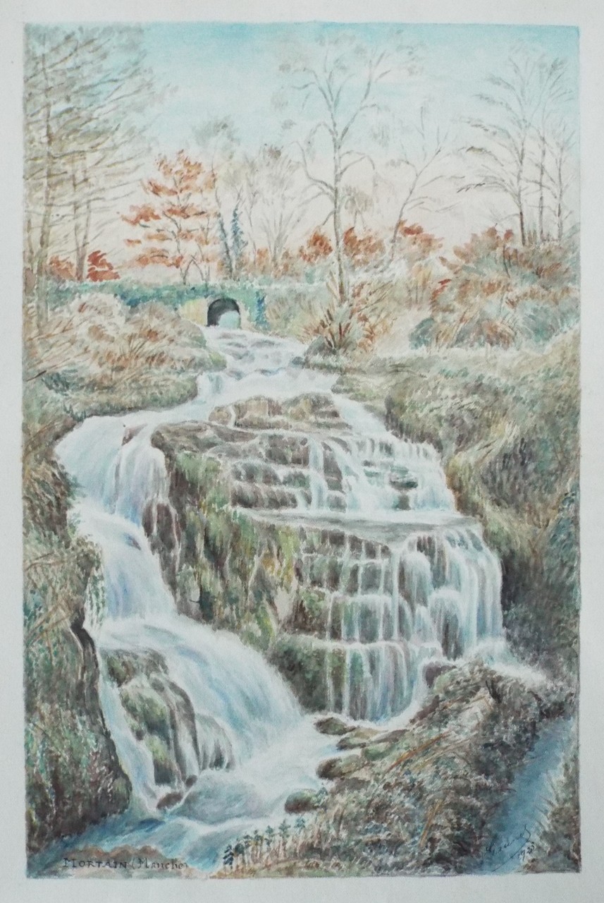 Watercolour - Mortain (Manche)