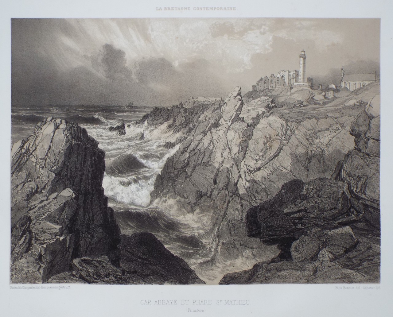 Lithograph -  (Finistere)
