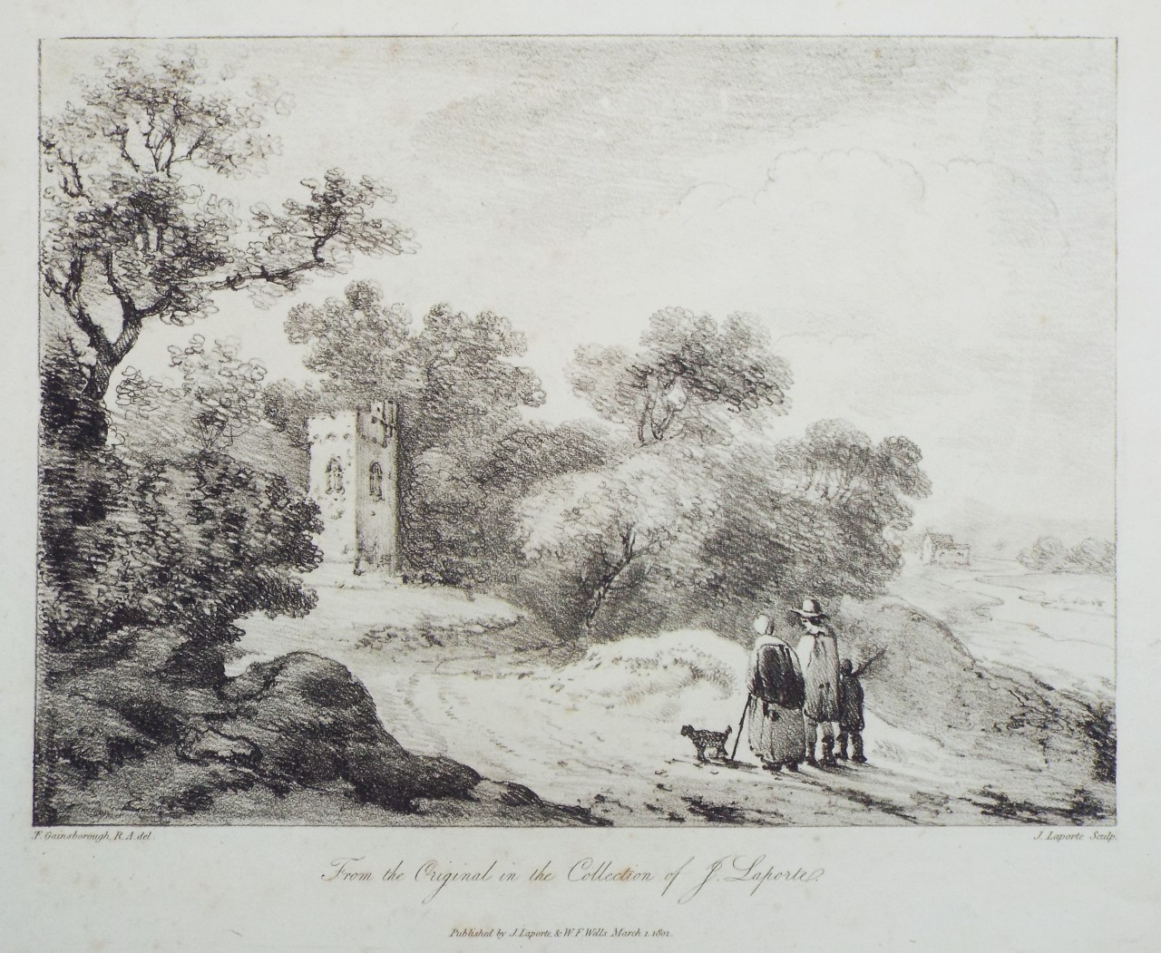 Soft-ground Etching - From the Original in the Collection of J. Laporte. - Laporte