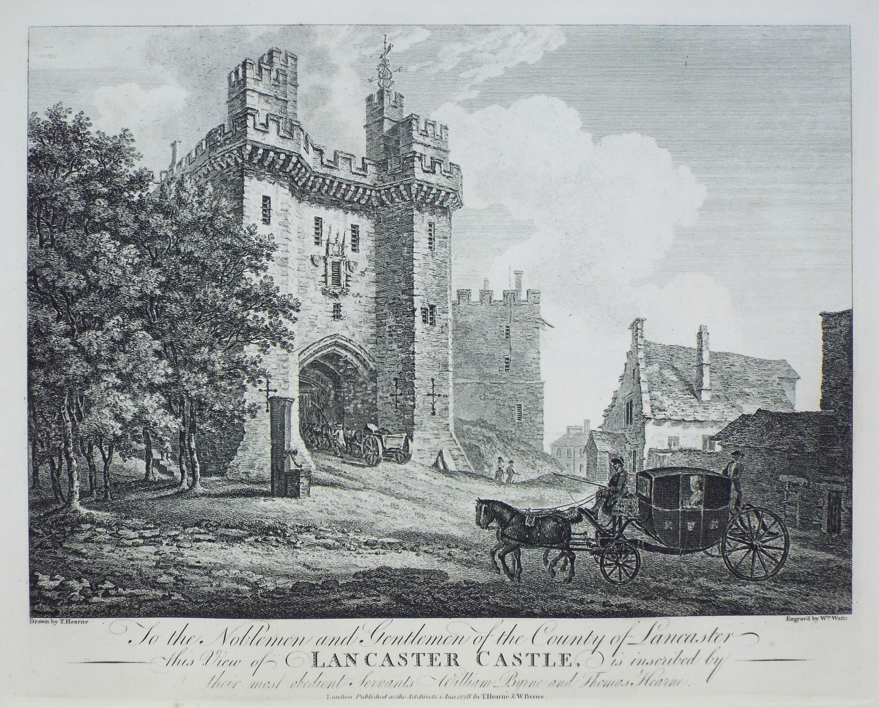 Print - Lancaster Castle - Watts