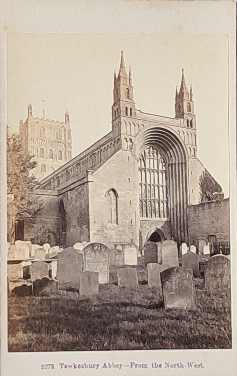 Photograph - Tewkesbury Abbey - From the North-West.