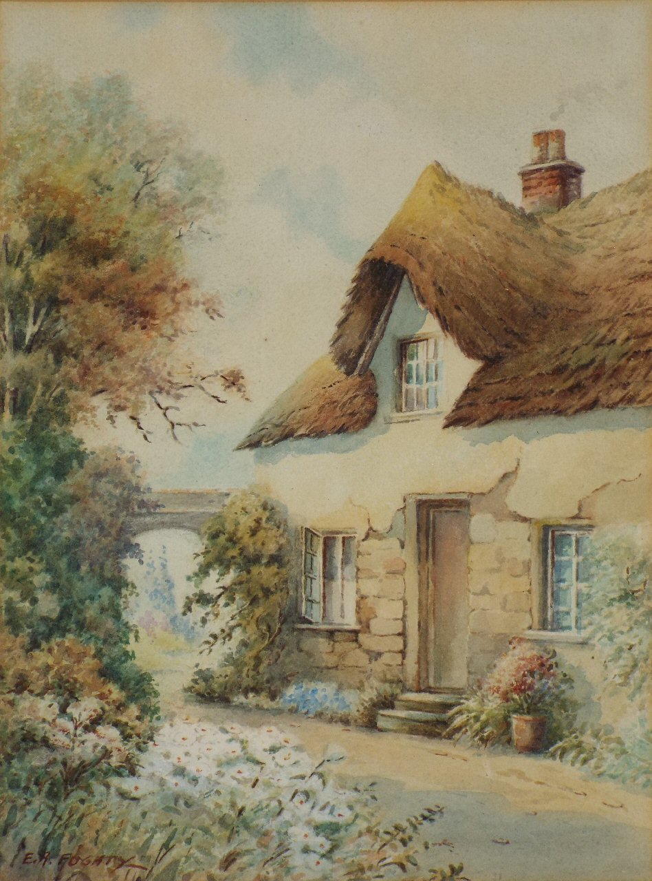 Watercolour - (Thatched Cottage)