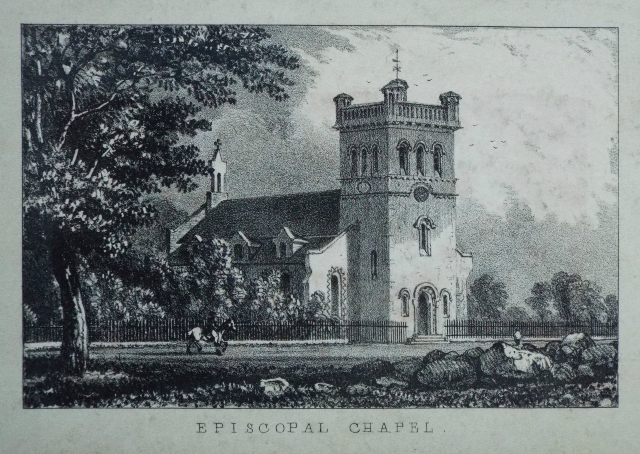 Lithograph - Episcopal Chapel.