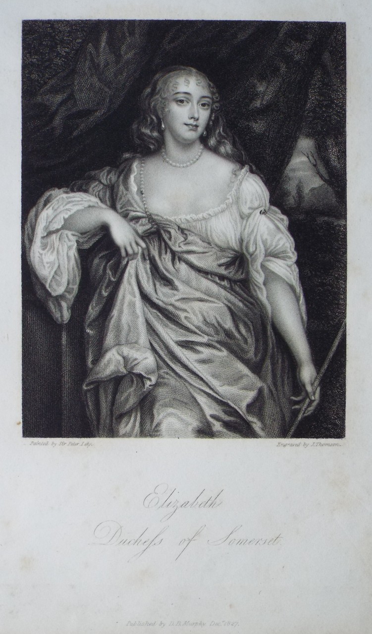 Stipple - Elizabeth Duchess of Somerset. - Thomson