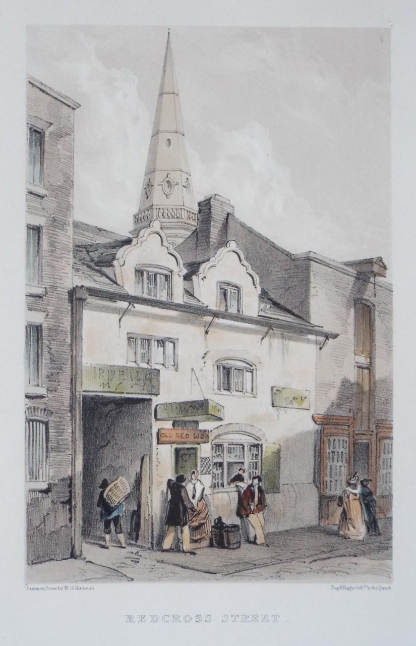 Lithograph - Redcross Street. - Herdman