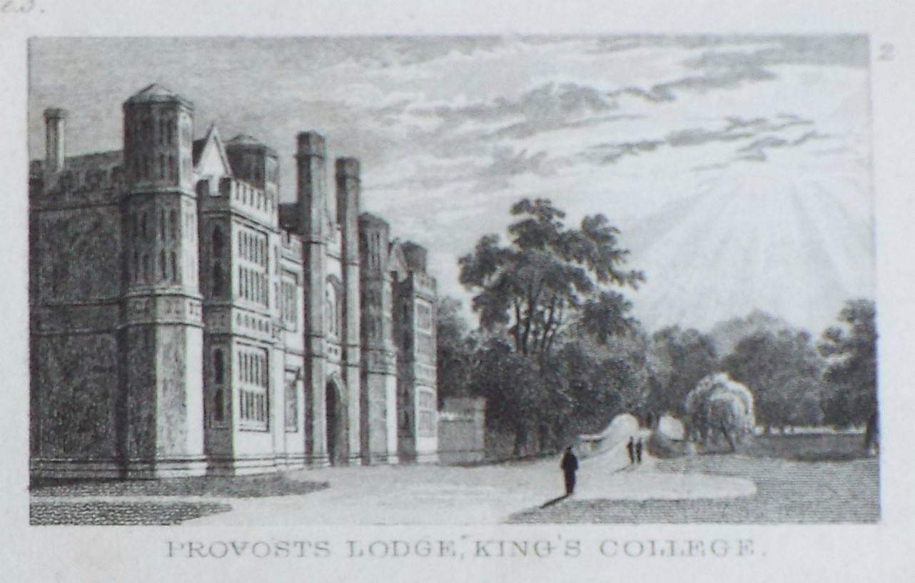 Print - Provost's Lodge, King's College. - Rawle