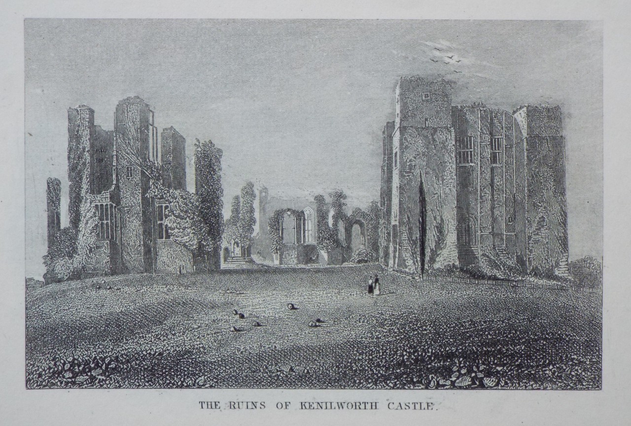 Print - The Ruins of Kenilworth Castle.
