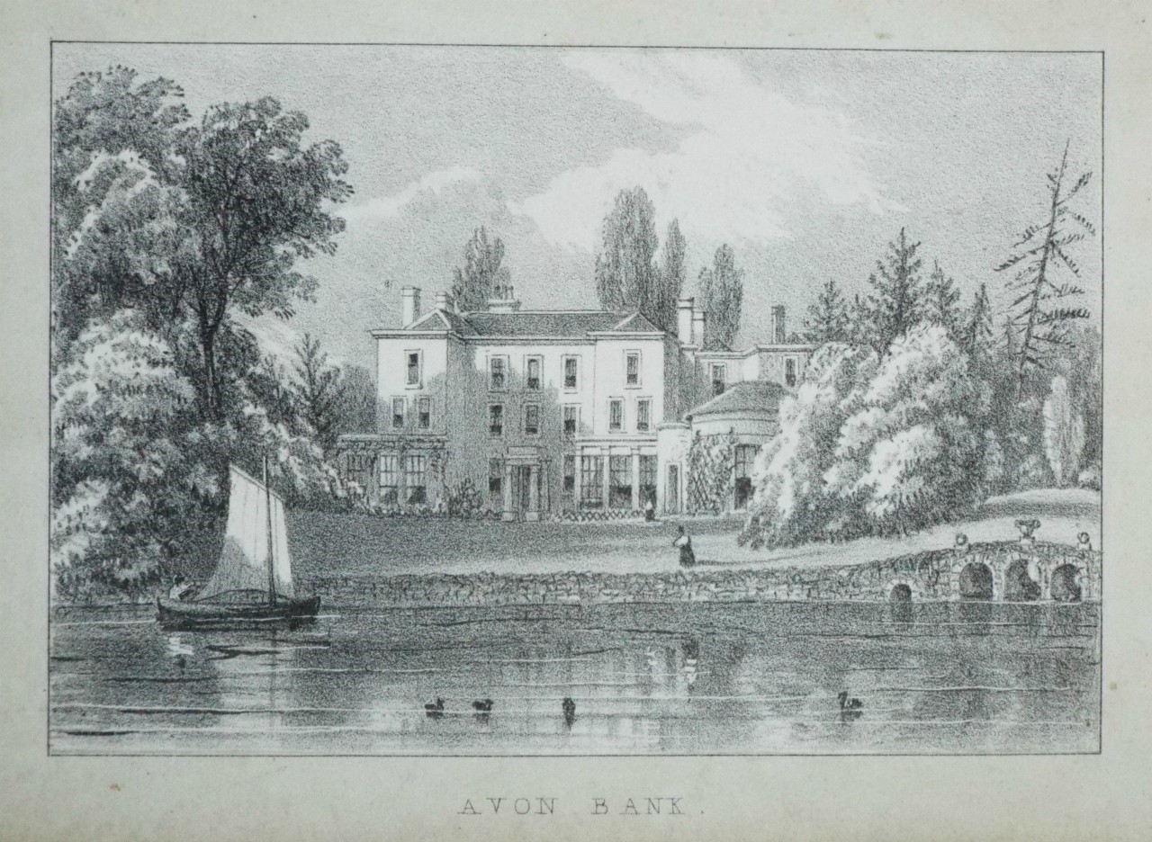 Lithograph - Avon Bank.