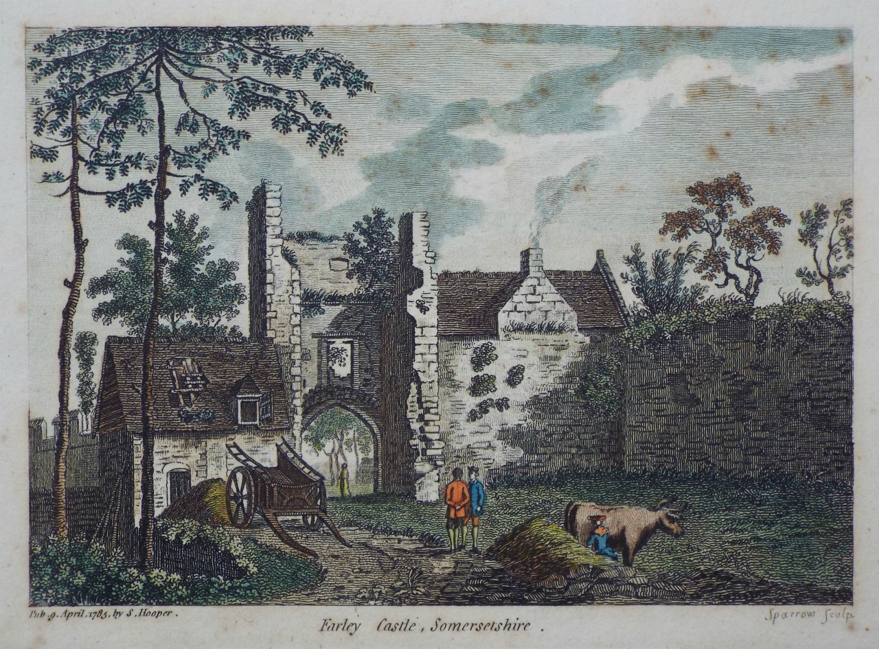 Print - Farley Castle, Somersetshire. - 