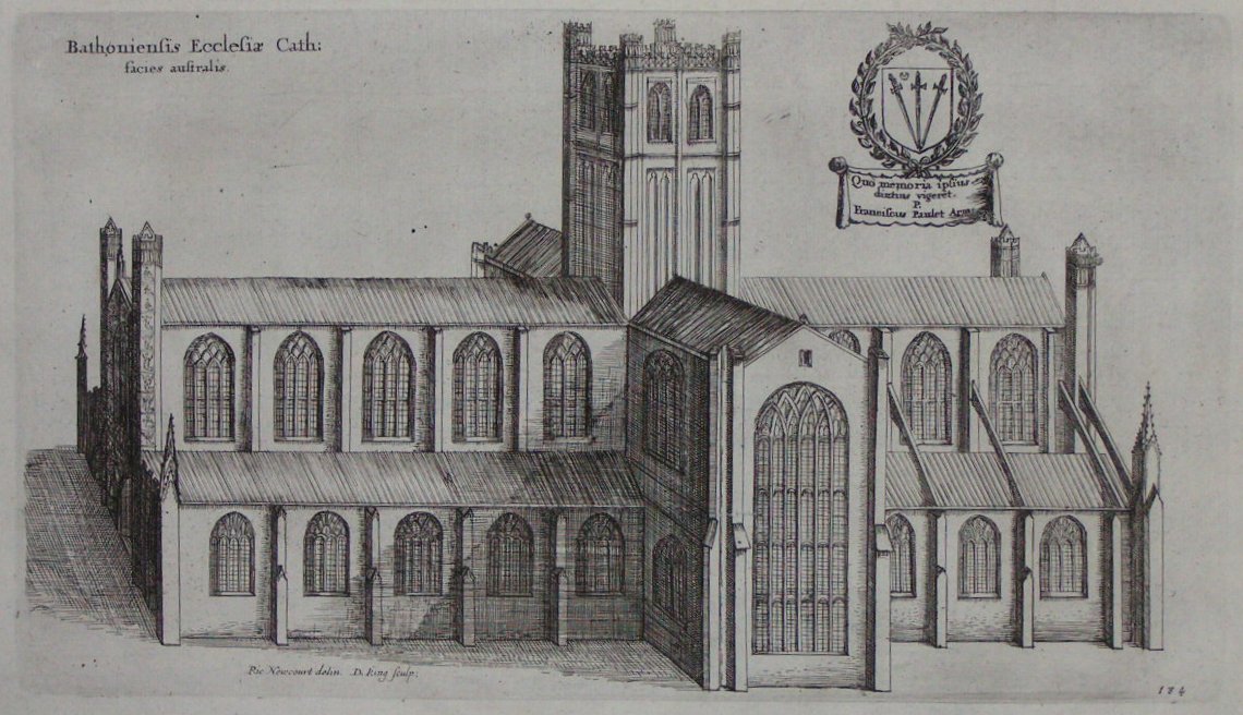 Print - Bathoniensis Ecclesiae Cath: facies australis - King