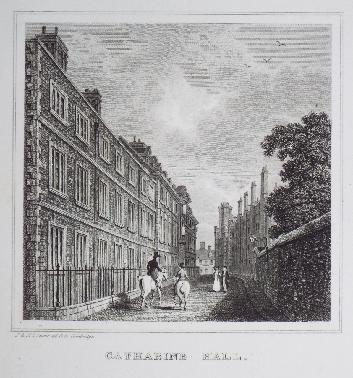 Print - Catharine Hall. - Storer