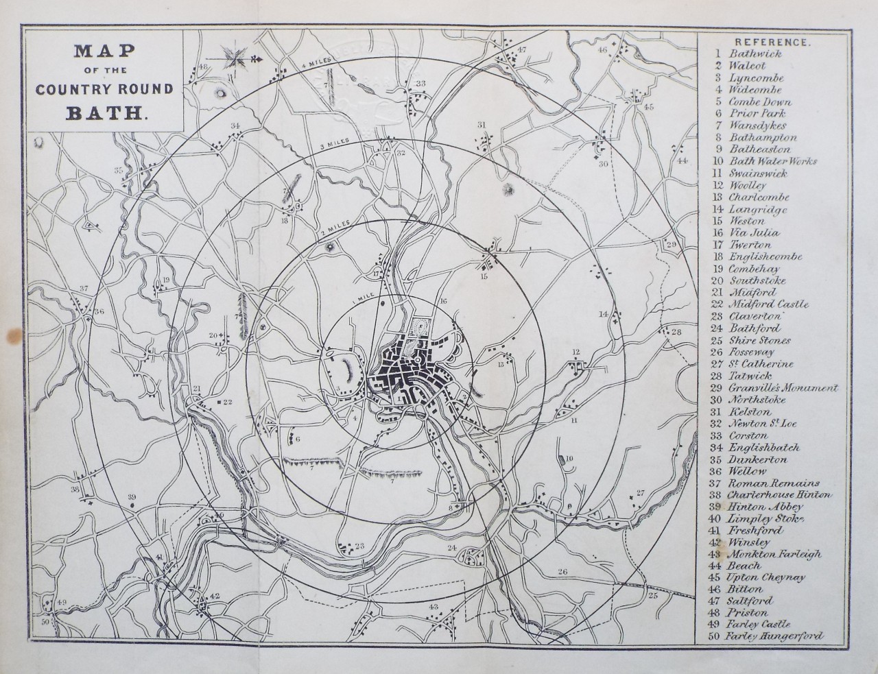 Map of Bath - Bath