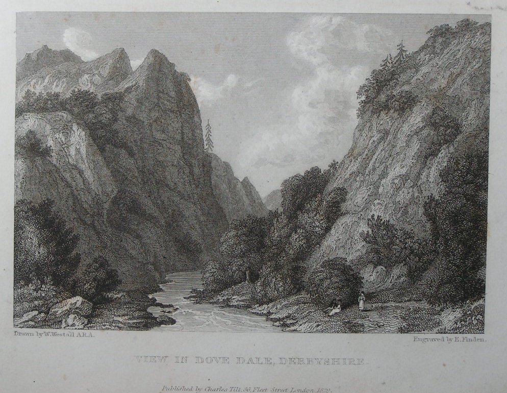 Print - View in Dove Dale, Derbyshire - Finden