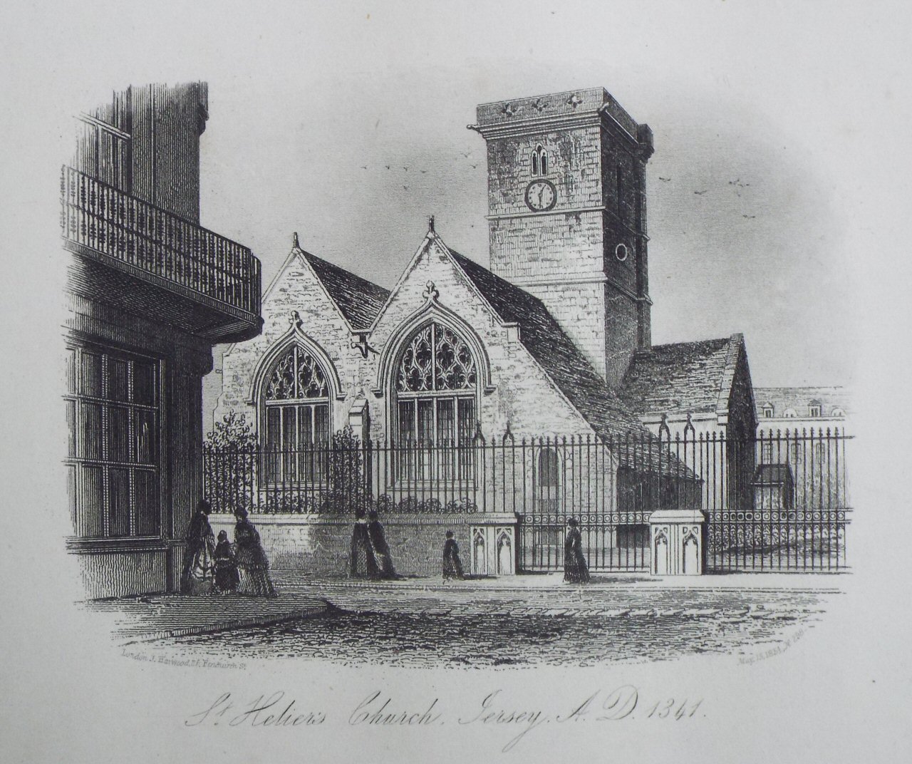 Steel Vignette - St. Helier's Church, Jersey. A.D.1341 - J