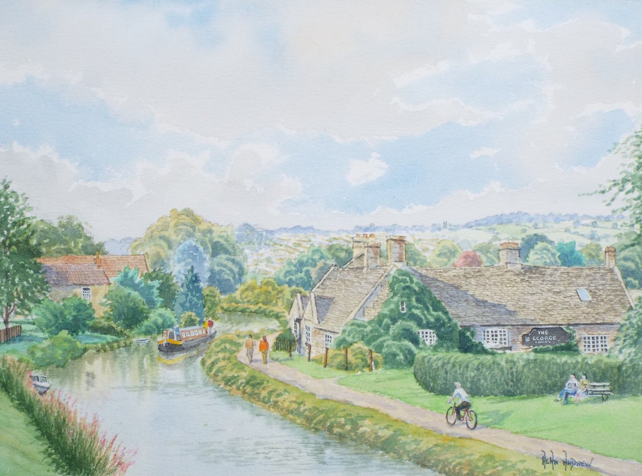 Watercolour - The Canal at Bathampton